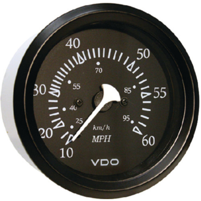 Speedometer 60 MPH  Black/Black