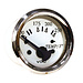 Engine Temp Gage 250F  Chrome / White