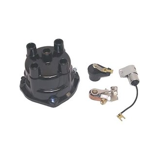 AC Delco 4 Cylinder Single Point Distributor Cap & Rotor