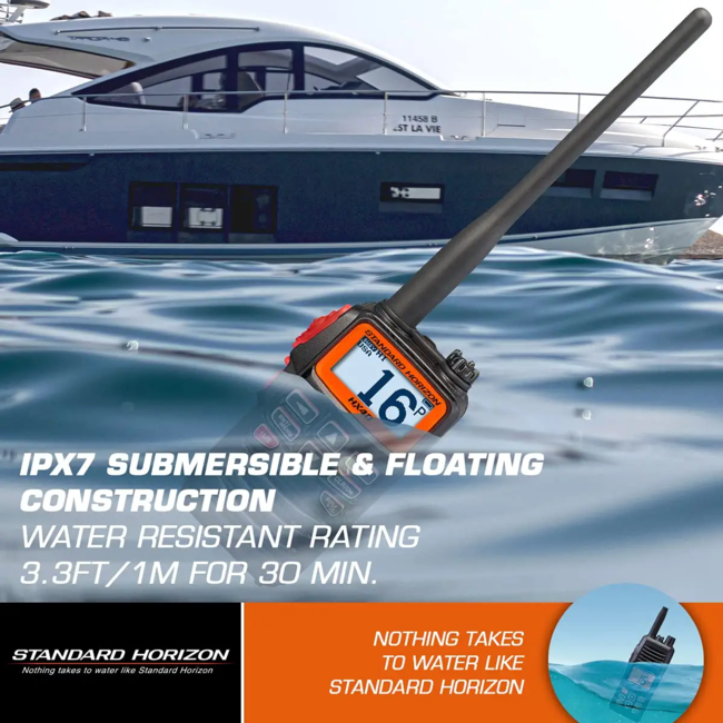 Standard Horizon HX40 VHF 6w Compact Radio