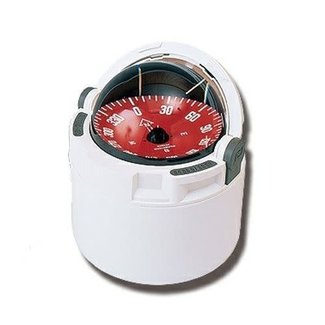 Plastimo Compass Olympic 135 White/Red Card + Bin Set