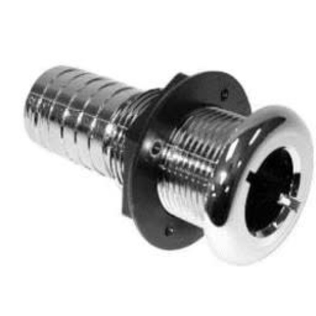 Plumbing & Fixtures Thru Hull 1-1/2 Chrome