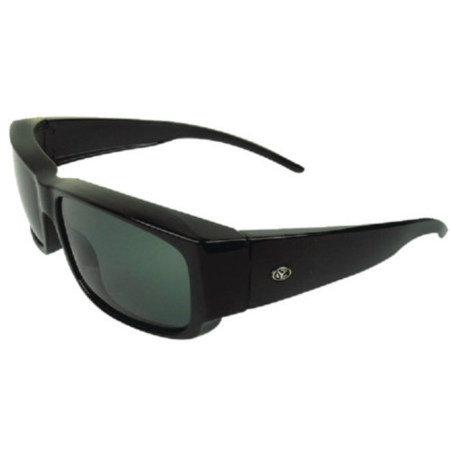 Yachter's Choice Over-The-Top Sunglasses w/Black Frames and Grey Polarized Lenses