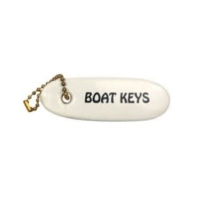 Keychain "Boat Keys" White