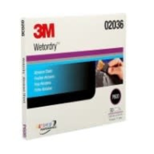 Sandpaper 600A Wet/Dry 9 x 11