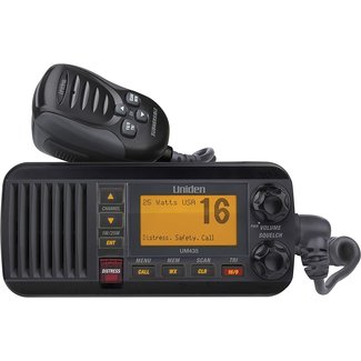 Uniden VHF Fixed Marine Class D Black UM435