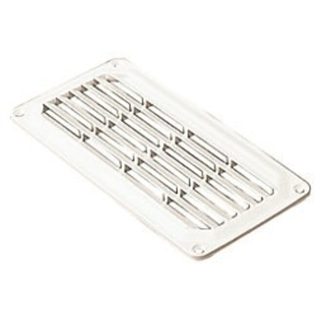 Louvered Vent 7 7/8 X 3 White