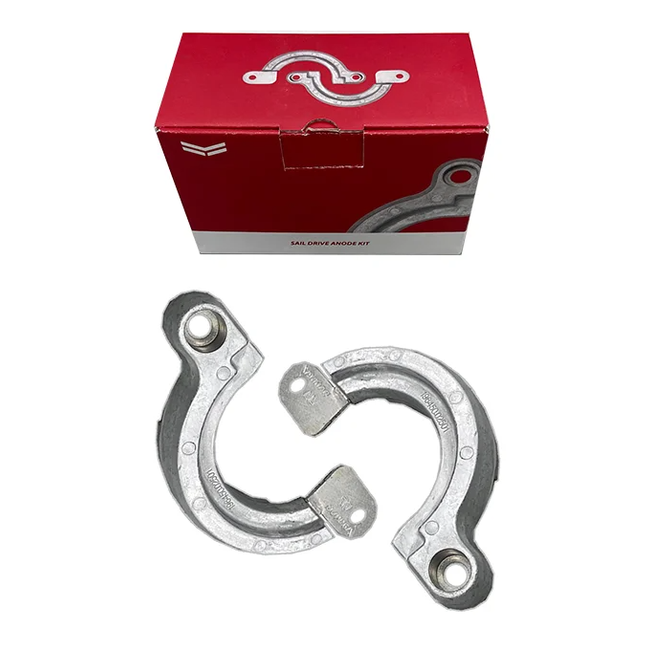 Yanmar 196450-02601  Split Ring Magnesium Anode (pair)