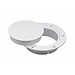 Nicro Plate 3" Snap-Indeck White