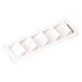 Louvered Vent 5 Abs White