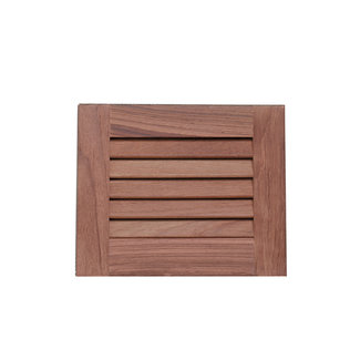 Teak Louvered Vent Insert 7-1/2" H x 9-1/8" W x 3/4" D
