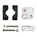 Rail Mount Bracket White 7/8 - 1