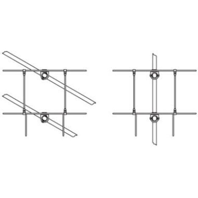 Rail Mount Dual Fender Holder for 9-11" Fenders