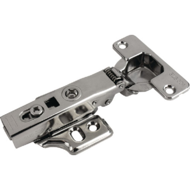 Soft Close Euro-Style Hinge Stainless Steel
