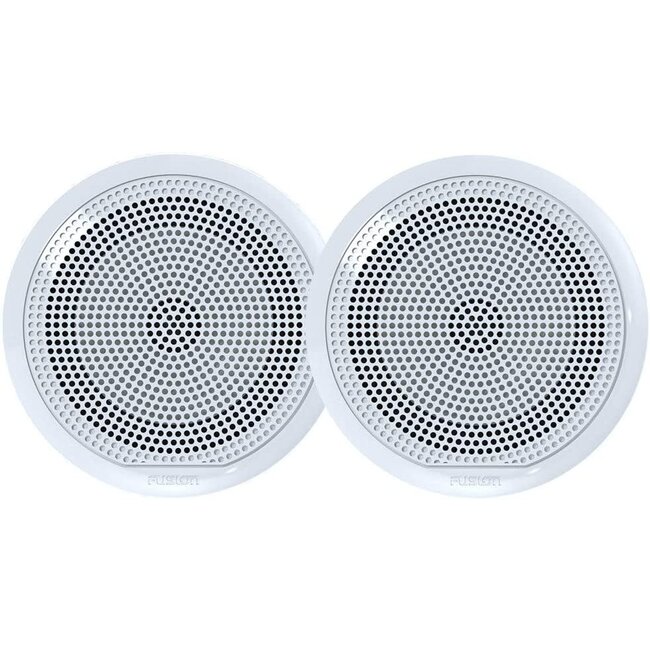 Fusion - Garmin EL Series 6.5" 80-Watt Classic White Marine Speaker (Pair)