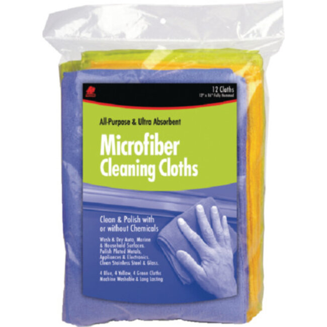 Buffalo Buffalo Clean Cloth Microfiber 12"x16"  3pk