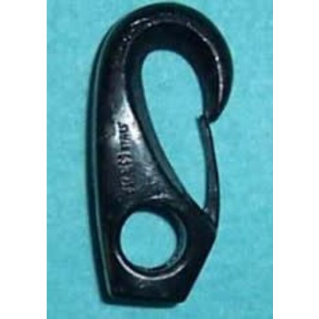 Clip Hook 1/4" Black
