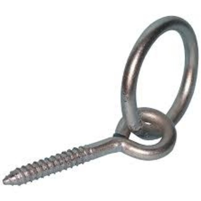 Dock Ring Screw In Zinc Plated  5/16" x 2-1/2"