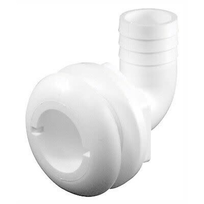 Plumbing & Fixtures Thru Hull 3/4" 90° Plastic