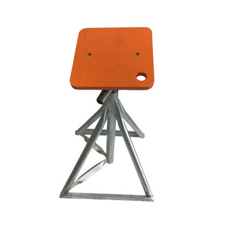 Brownell Boat Stand 42"-58" Galv. w/ 26" Orange Top