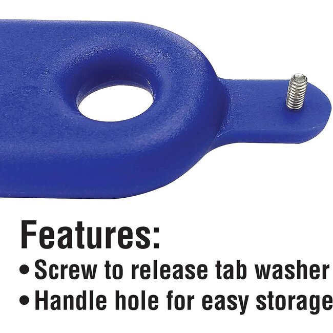 Non-Corrosive Propeller Wrench, Fits 1 1/6-Inch Propeller Nuts, Includes Screw