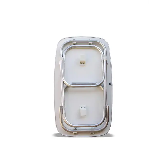 Forma Folding Aluminum and Melamine Table 24" x 35" x 24" H