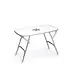 Forma Folding Aluminum and Melamine Table 24" x 35" x 24" H