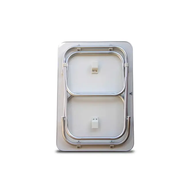 Forma Folding Aluminum and Melamine Boat Table 35" x 24" x 24" H