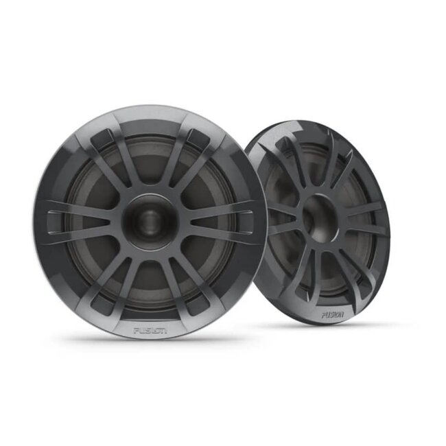 Fusion - Garmin EL Series 6.5" 80-Watt Sports Gray Marine Speaker (Pair)
