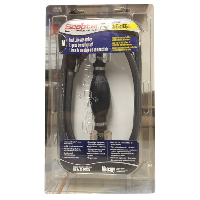 Scepter Mercury Fuel Line Assembly 1998 & Newer 3/8"