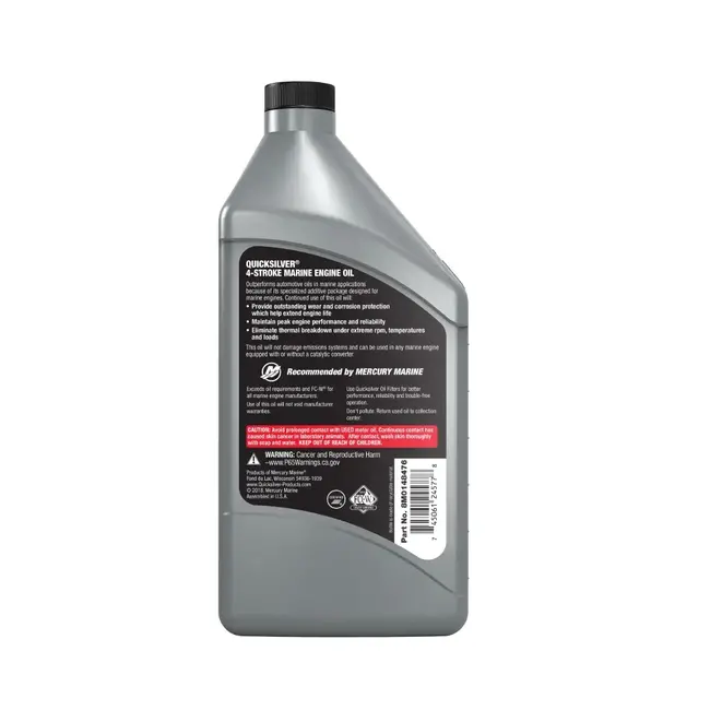 Mercury/Quicksilver Marine Engine Oil 10W-40  1 Litre