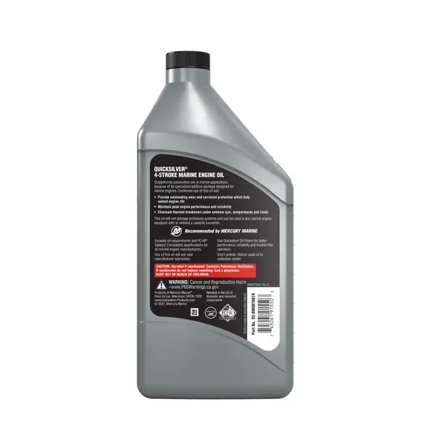 Mercury/Quicksilver Marine Engine Oil 25W-40  - 1 Litre