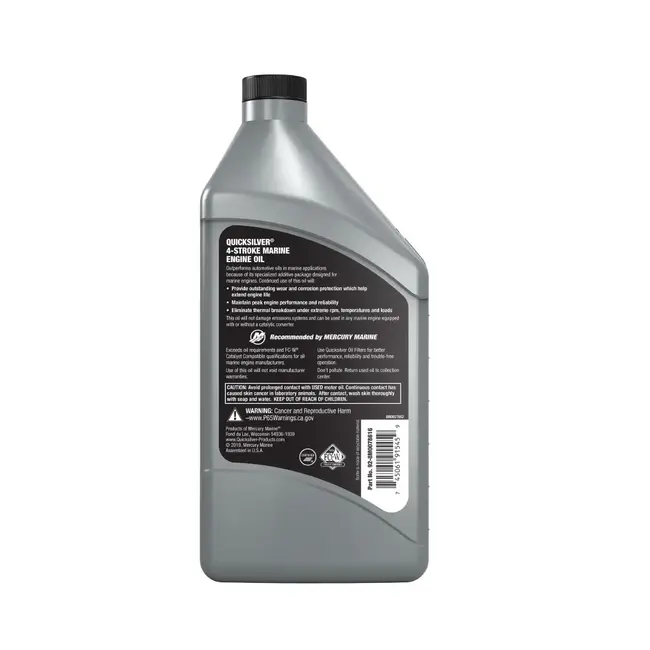 Mercury/Quicksilver FC-W  Engine Oil 4-Stroke 10W30-QT