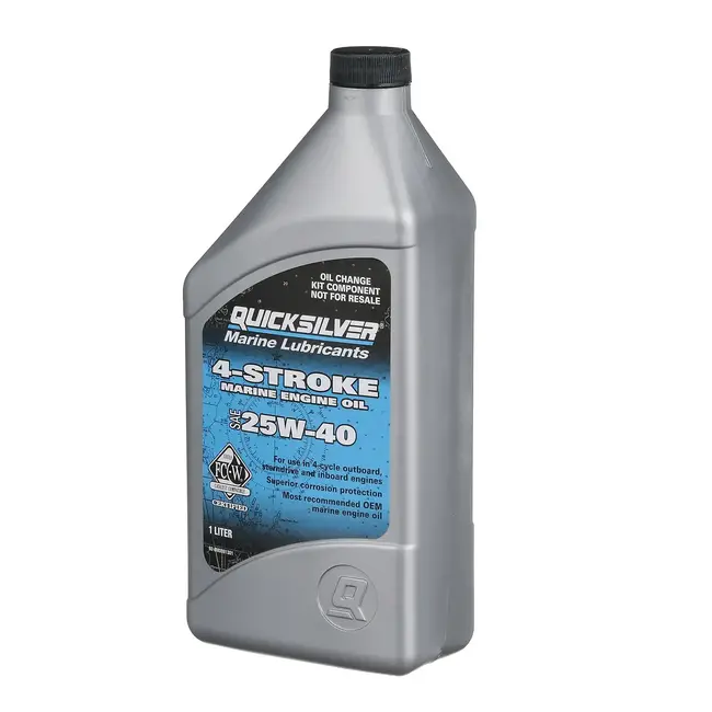 Mercury/Quicksilver Oil Change Kit, 25W-40, Mercury 40-60 HP Engines