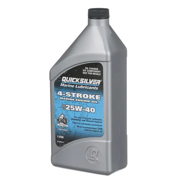 Mercury/Quicksilver Oil Change Kit, 25W-40, Mercury 25/30 HP Engines