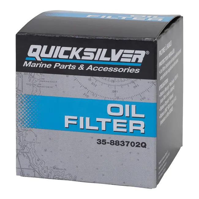 Mercury/Quicksilver Engine Block Mount Oil Filter - MerCruiser 883702Q