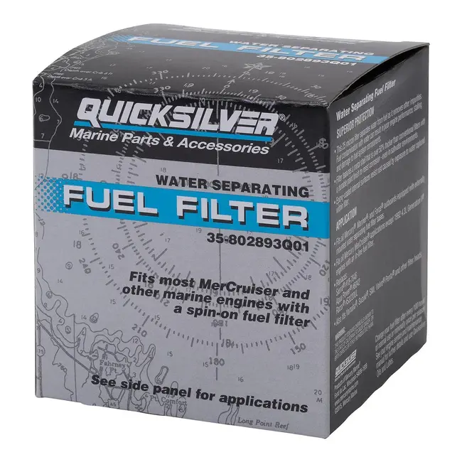 Mercury/Quicksilver 802893Q01 Water Separating Fuel Filter