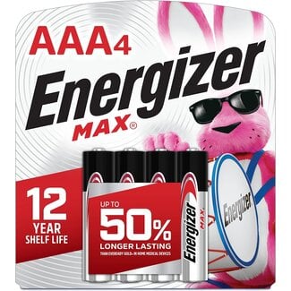 Energizer Batteries AAA MAX  Batteries 1.5v 4pk