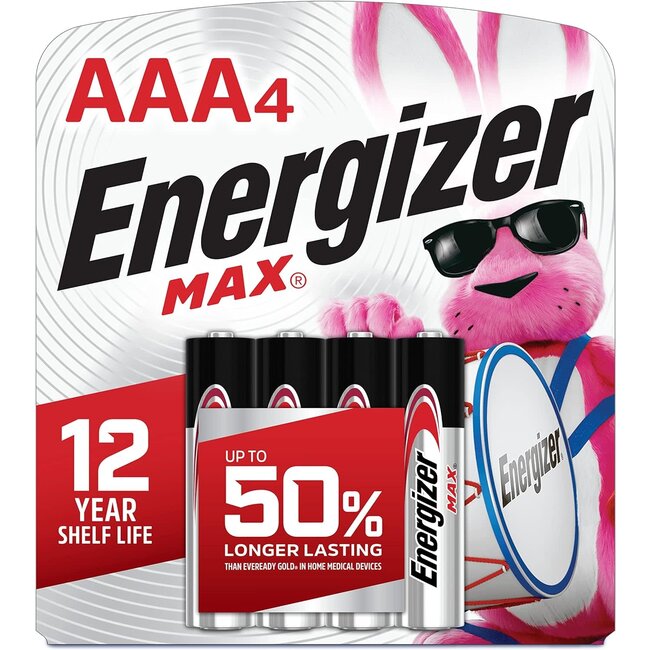 Energizer Batteries AAA MAX  Batteries 1.5v 4pk