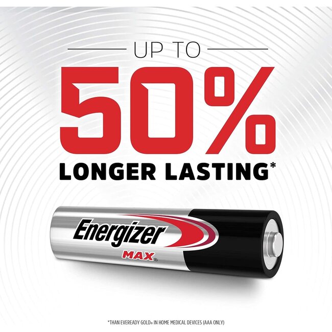 Energizer Batteries AAA MAX  Batteries 1.5v 4pk