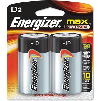 Energizer Batteries D MAX Batteries, package of 2 Battery 2 Pack