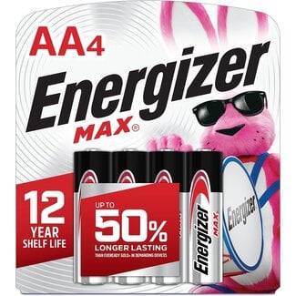 Energizer Batteries AA MAX  Batteries 1.5v 4pk