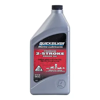 Mercury/Quicksilver Premium 2-Stroke Engine Oil – Outboards, PWCs, Snowmobiles And Motorcycles