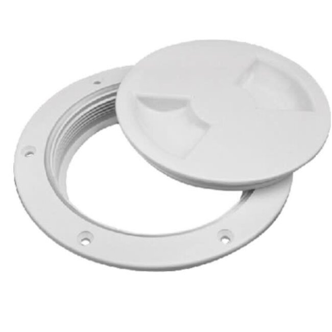 Deck Plate / Inspection Port 4.5 " White
