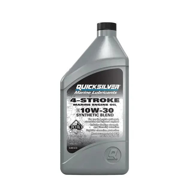 Mercury/Quicksilver FC-W 10W30 4-Stroke Synthetic Blend QT
