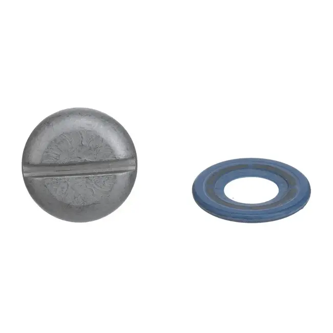 Mercury/Quicksilver 8M0083059 Lower Unit Gear Lube Drain And Fill Hole Screw And Seal, Non-Magnetic