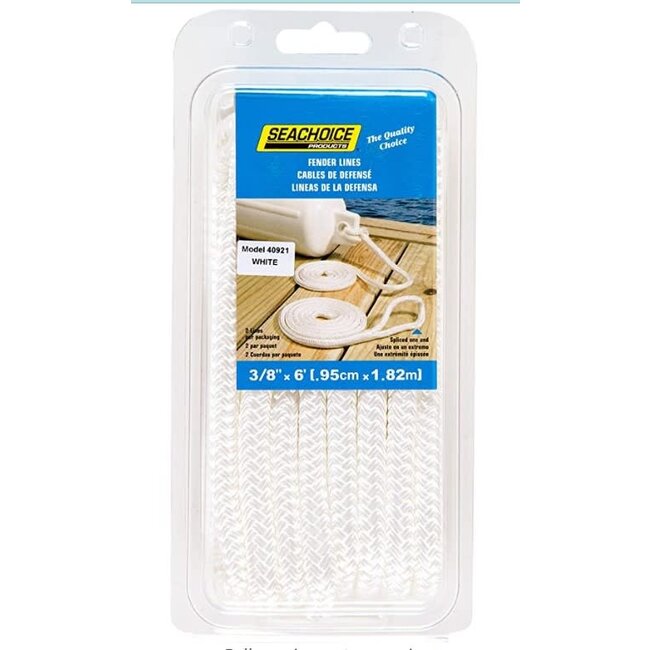 Seachoice Double-Braid Nylon Fender Line