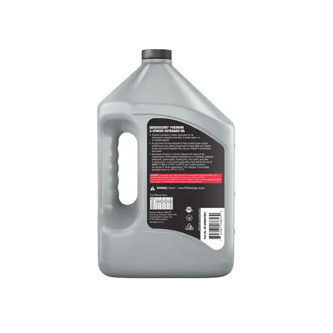 Mercury/Quicksilver Premium 2-Stroke Oil - 1 Gallon