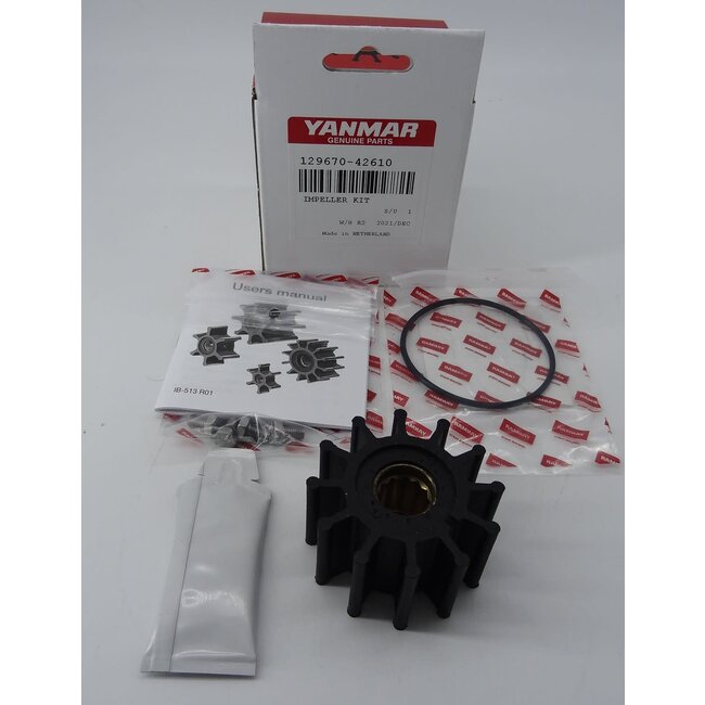 Yanmar 129670-42610 Yanmar Impeller JHE (Replaces 129670-42531)