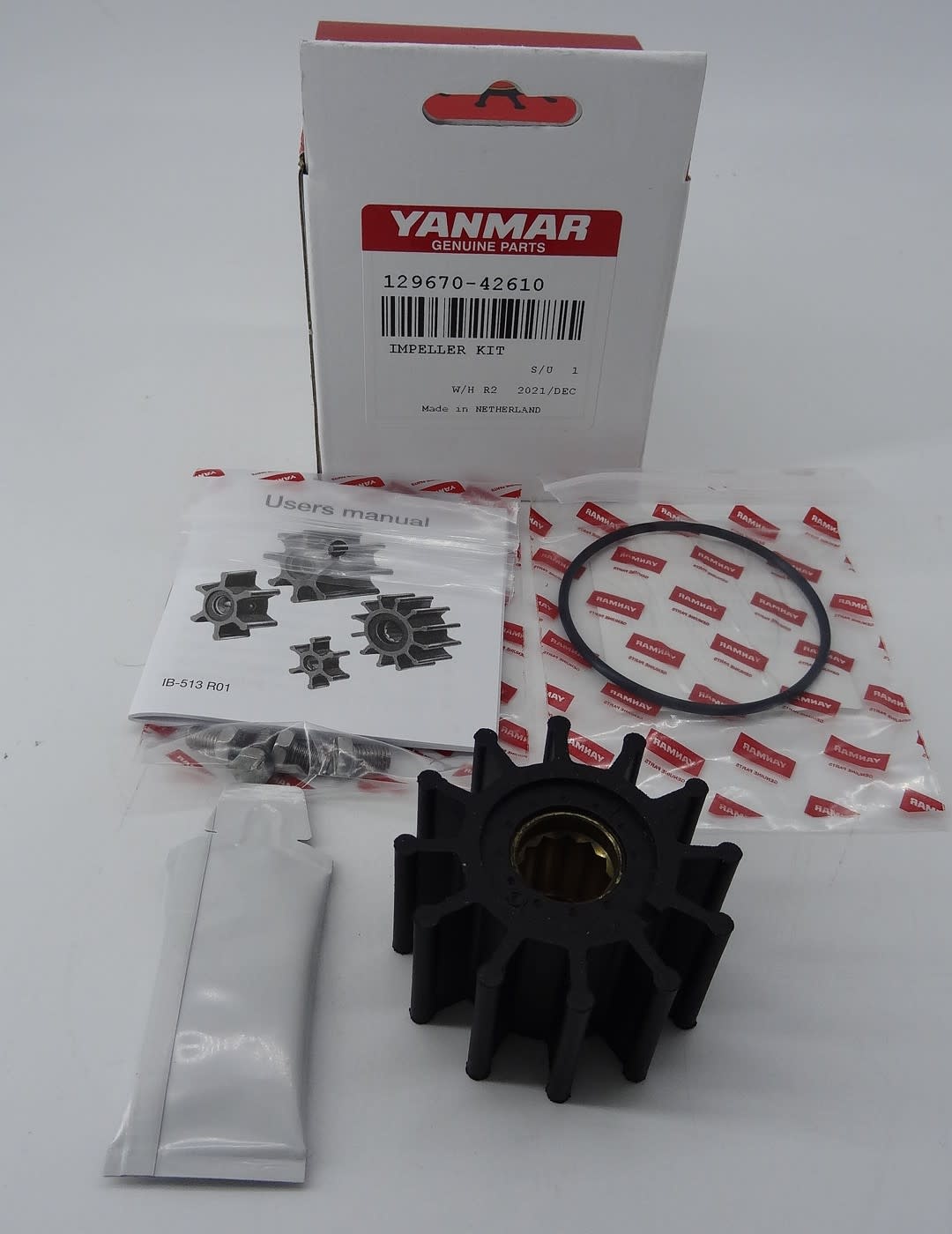 129670-42610 Yanmar Impeller JHE (Replaces 129670-42531) - Fogh
